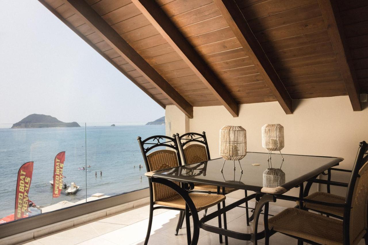 George Beachfront Apartments Lithakia  ภายนอก รูปภาพ