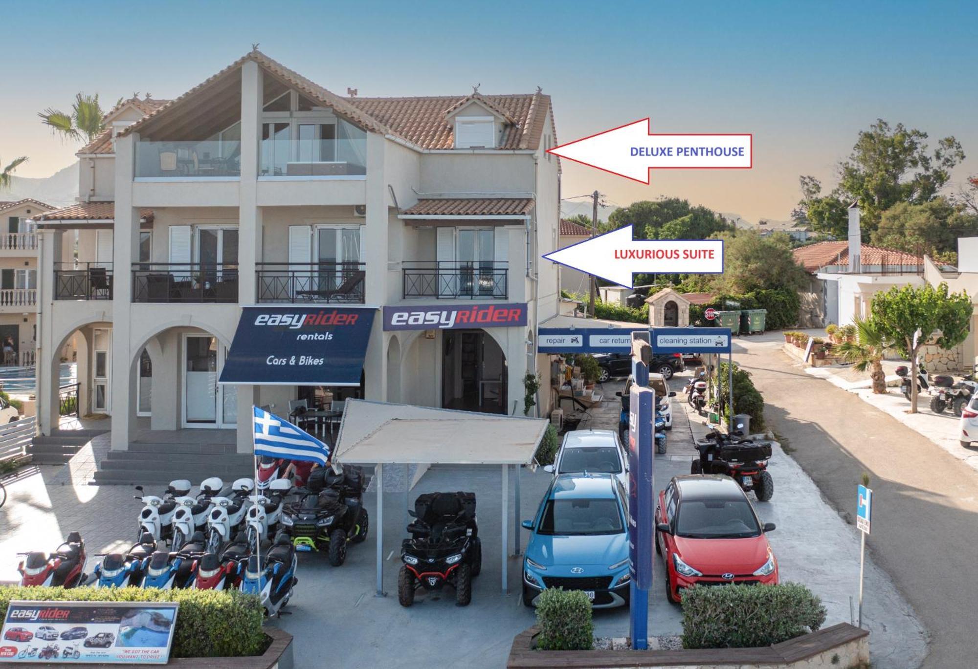 George Beachfront Apartments Lithakia  ภายนอก รูปภาพ