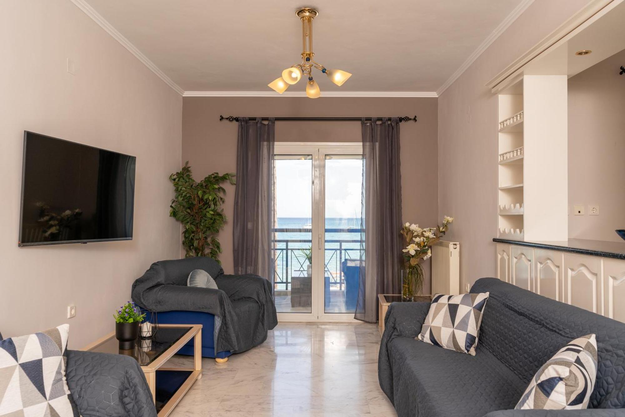 George Beachfront Apartments Lithakia  ห้อง รูปภาพ